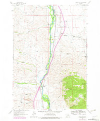 Earls Gulch 1961 topographic map thumbnail