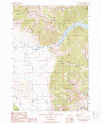 Earthquake Lake 1988 topographic map thumbnail