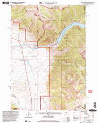 Earthquake Lake 2000 topographic map thumbnail