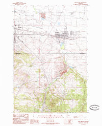 East Helena 1985 topographic map thumbnail