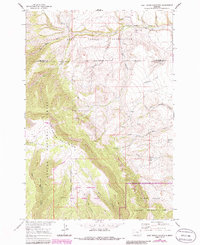 East Pryor Mountain 1964 topographic map thumbnail