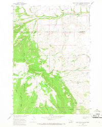 East Pryor Mountain 1964 topographic map thumbnail