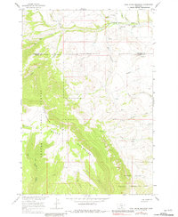 East Pryor Mountain 1964 topographic map thumbnail