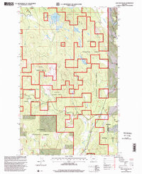 Edna Mountain 1997 topographic map thumbnail