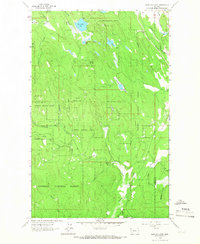Edna Mountain 1963 topographic map thumbnail