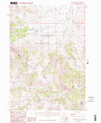 Eighteenmile Peak 1987 topographic map thumbnail