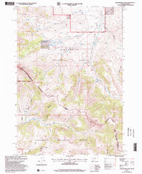 Eighteenmile Peak 1997 topographic map thumbnail
