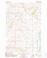 Eightmile Creek 1988 topographic map thumbnail
