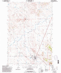 Ekalaka 1993 topographic map thumbnail