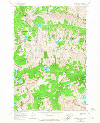 El Capitan 1964 topographic map thumbnail
