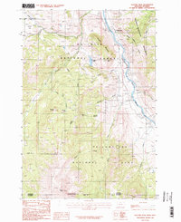 Electric Peak 1986 topographic map thumbnail