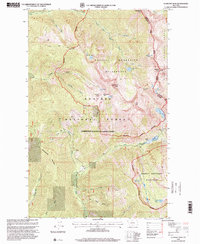 Elephant Peak 1997 topographic map thumbnail