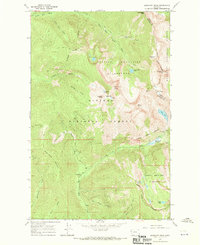 Elephant Peak 1966 topographic map thumbnail