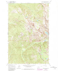 Elephant Peak 1966 topographic map thumbnail