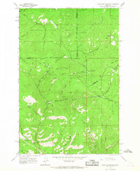 Elevation Mountain 1965 topographic map thumbnail