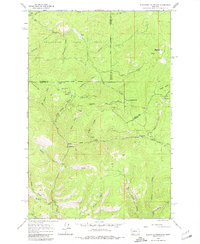 Elevation Mountain 1965 topographic map thumbnail