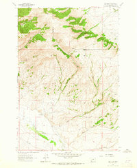 Elk Gulch 1961 topographic map thumbnail