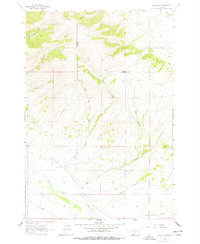 Elk Gulch 1961 topographic map thumbnail