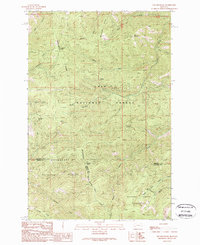 Elk Mountain 1989 topographic map thumbnail
