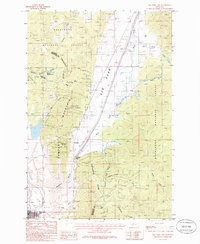 Elk Park Pass 1985 topographic map thumbnail