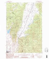 Elk Park Pass 1985 topographic map thumbnail
