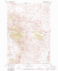 Elk Ridge 1966 topographic map thumbnail