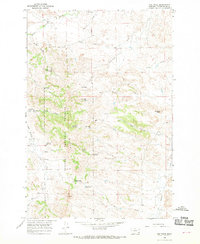 Elk Ridge 1966 topographic map thumbnail
