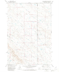 Elkhorn Creek SE 1980 topographic map thumbnail