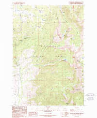 Elkhorn Hot Springs 1988 topographic map thumbnail