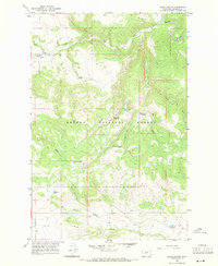 Ellis Canyon 1966 topographic map thumbnail