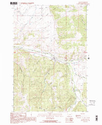 Elliston 1989 topographic map thumbnail