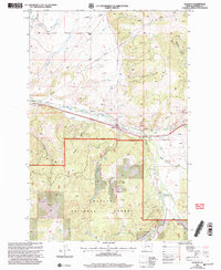 Elliston 2001 topographic map thumbnail