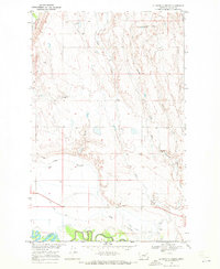Ellsworth Coulee 1969 topographic map thumbnail