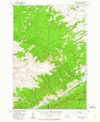 Emerald Lake 1956 topographic map thumbnail
