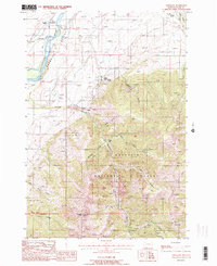 Emigrant 1988 topographic map thumbnail