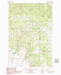 Esmeralda Hill 1989 topographic map thumbnail