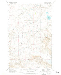 Ester Lake 1971 topographic map thumbnail