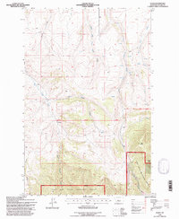 Evans 1995 topographic map thumbnail