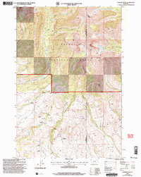 Fairview Peak 2000 topographic map thumbnail