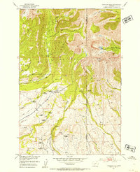 Fairview Peak 1951 topographic map thumbnail