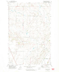 Fairview SW 1972 topographic map thumbnail