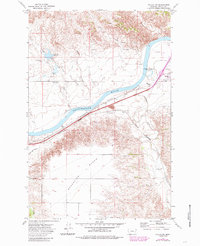 Fallon SW 1972 topographic map thumbnail
