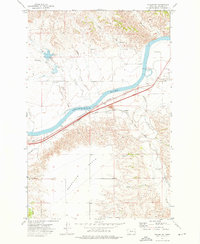 Fallon SW 1972 topographic map thumbnail