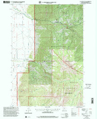 Fan Mountain 1997 topographic map thumbnail