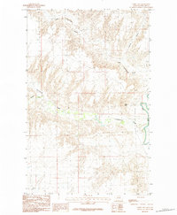 Fanny Hill 1984 topographic map thumbnail