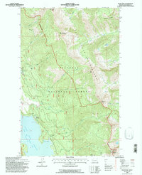 Felix Peak 1994 topographic map thumbnail