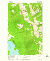 Felix Peak 1958 topographic map thumbnail