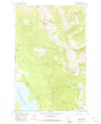 Felix Peak 1958 topographic map thumbnail