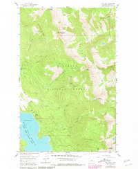 Felix Peak 1958 topographic map thumbnail