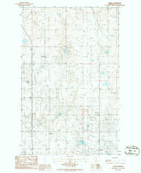 Ferdig 1986 topographic map thumbnail